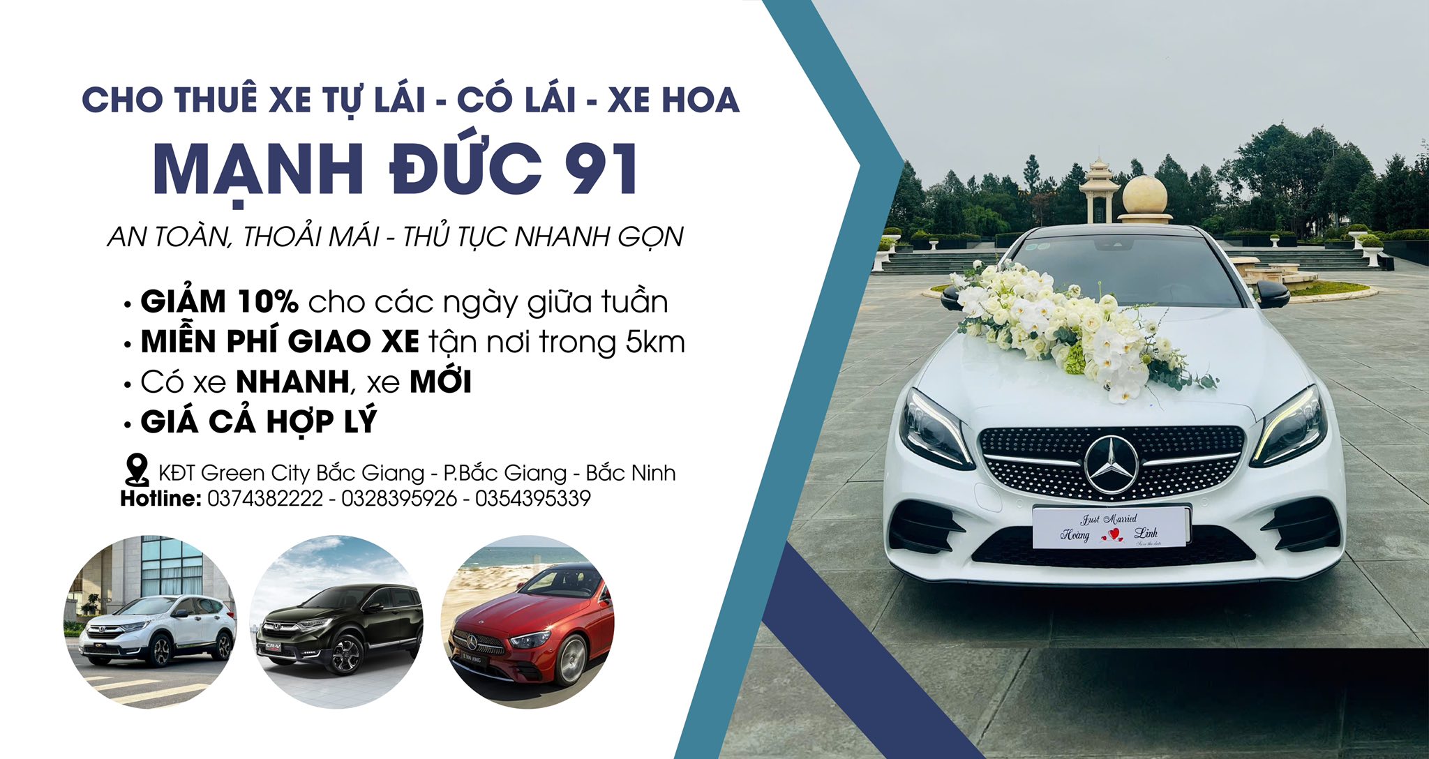 ► Chuyên Cho Thuê Xe Tự Lái - Có Lái Cho Thuê Xe Hoa - Xe Cưới Tổ Chức Sự Kiện - Cưới Hỏi Trọn Gói