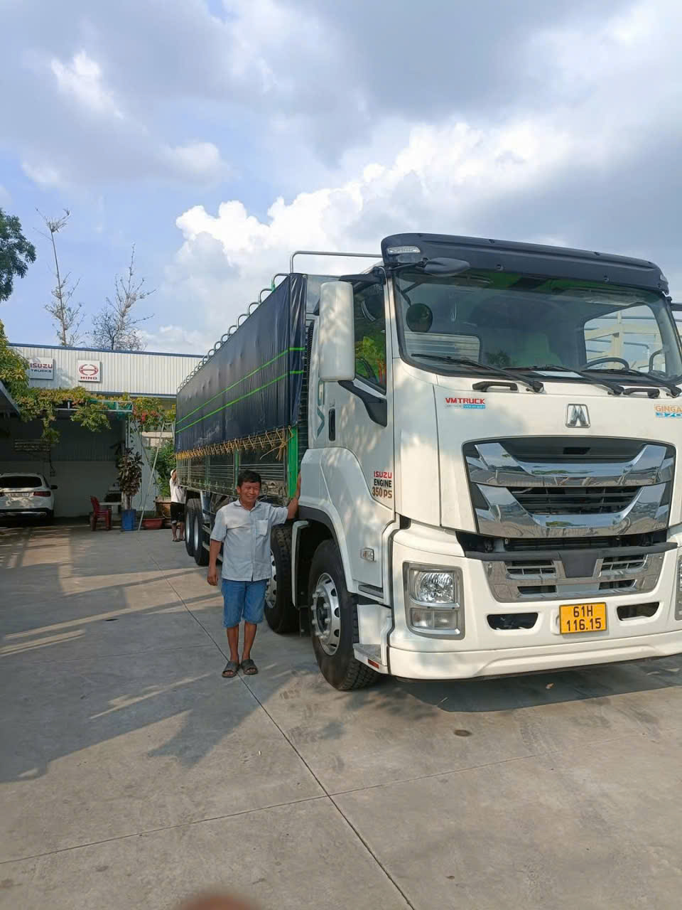 ► CHÍNH CHỦ BÁN XE TẢI 4 CHÂN – ISUZU 350PS – THÙNG MUI BẠT.