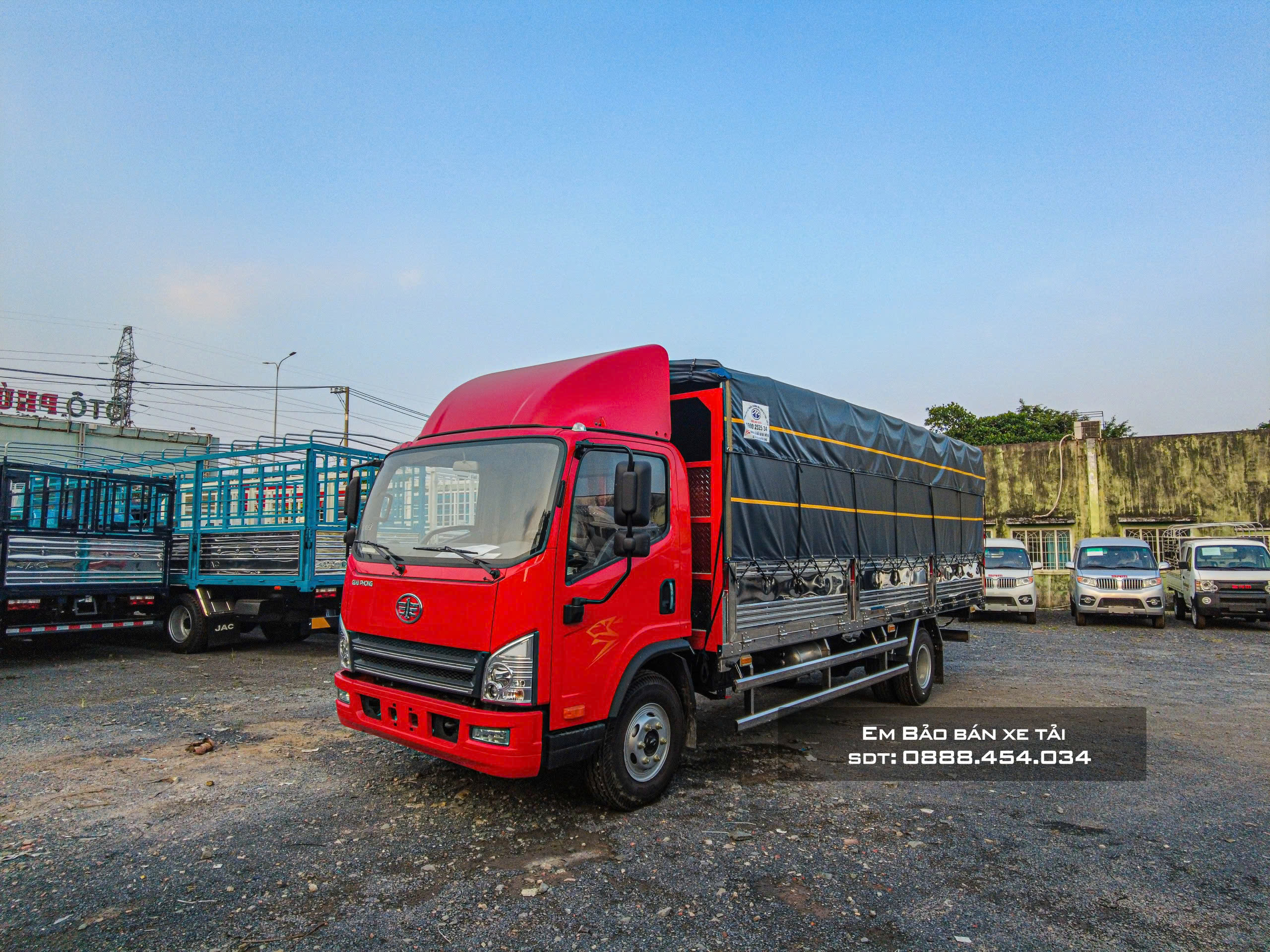 XE TẢI FAW TIGER 8 TẤN 5, THÙNG DÀI 6M2